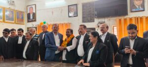 कांग्रेस विधि प्रकोष्ठ जिलाध्यक्ष आदित्य श्रीवास्तव का भव्य स्वागत, कार्यकर्ताओं में उत्साह