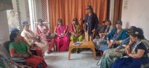 पूर्व सैनिक उत्थान एवं लोक कल्याण समिति महिला संगठन की बैठक