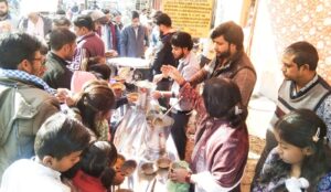 हनुमान मंदिर में विशाल भंडारे का आयोजन