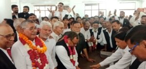 ढोल-नगाड़ों के बीच बार एसोसिएशन चुनाव नामांकन सम्पन्न, प्रत्याशियों ने दिखाया दमखम