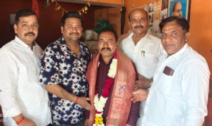 भाजपा नवमनोनीत महामंत्री का दक्षिणी नगर कार्यालय में हुआ स्वागत 
