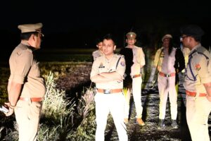 नकाबपोश लुटेरों ने आभूषणों से भरा बैग लूटा, पुलिस अधीक्षक ने घटना स्थल का किया निरीक्षण