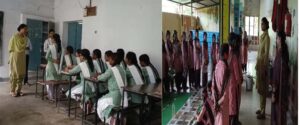 डीएम ने जीजीआईसी और कस्तूरबा गांधी आवासीय विद्यालय का किया औचक निरीक्षण