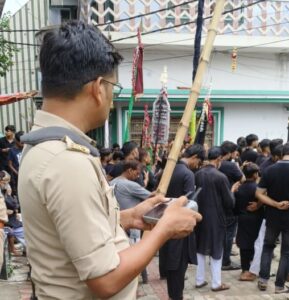 चहल्लुम जुलूसों पर ड्रोन से निगरानी, सुरक्षा व्यवस्था चाक-चौबंद
