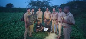 पुलिस मुठभेड़ में तीन शातिर आरोपी गिरफ्तार, एक के पैर में लगी गोली
