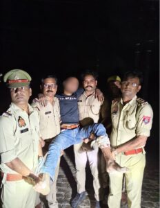पुलिस मुठभेड़ में बकरी चोर गैंग का सरगना साहिल कुरैशी घायल